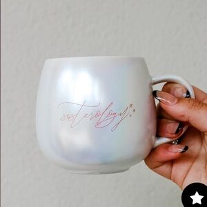 Sisterology Mug, Holographic Pretty pastel colors!